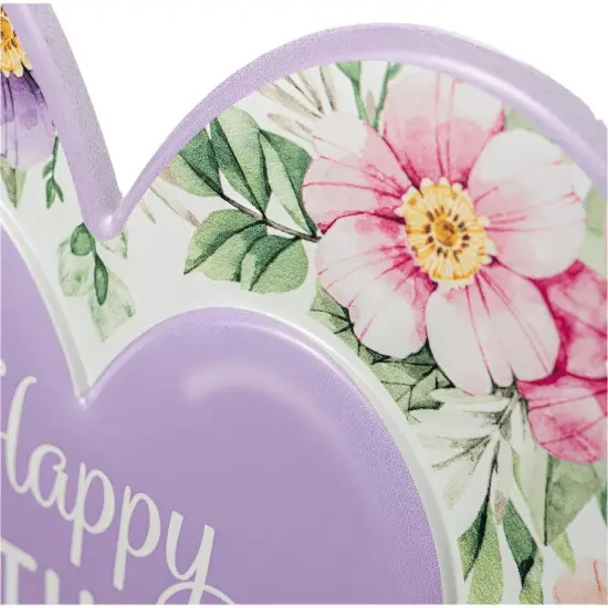 12" Metal Embossed Heart Hanger: Happy Mother's Day {4}