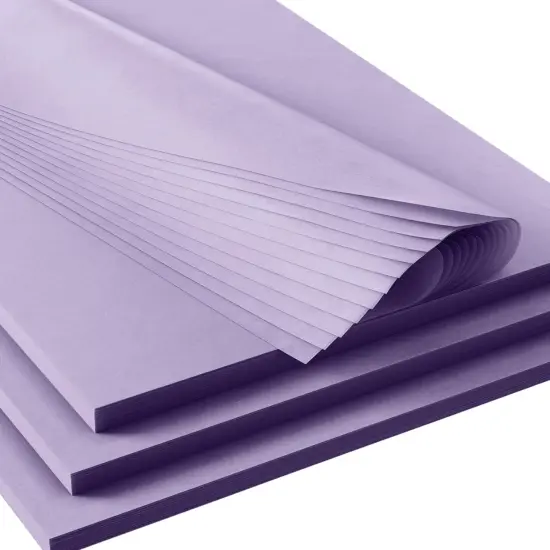120 Sheets of Tissue Paper - 15" x 20" Packing Paper Sheets for Moving - 10lb Wrapping Paper - Newsprint Paper for Packing, Gift Wrapping, Moving Supplies & Protecting Items Lavender {2}