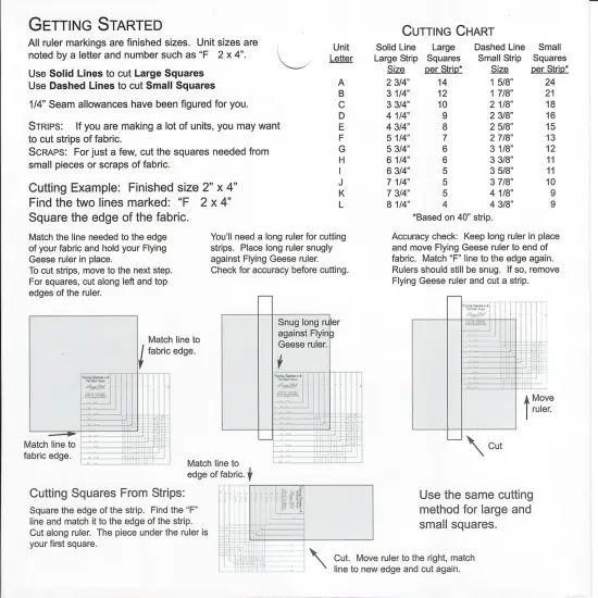 Non-Slip Flying Geese Tool Quilting Ruler Template - 8.5" x 8.5" {2}