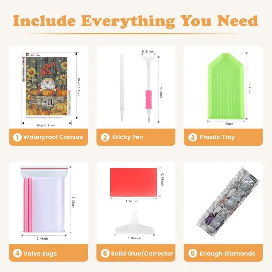 12x16inch - Gnome Diamond Painting Kits for Adults {5}