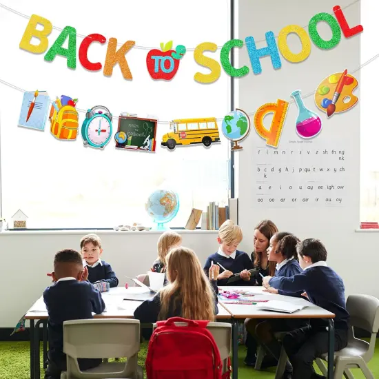 Glitter Back To School Banner {3}