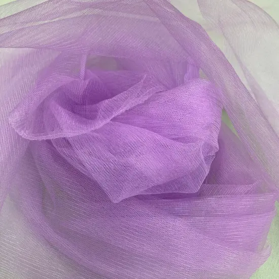 1 Yard 2-Way Stretch Nylon Net Mesh Fabric, 60" Width Lightweight Sheer Mesh for Gowns, Dancewear & Costumes Violet {1}