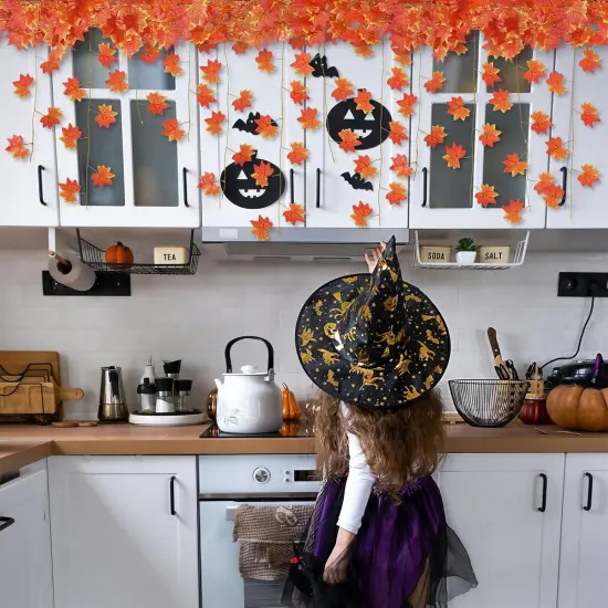 12 Pack Fall Leaf Garland {3}