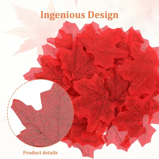 4 Colors Fake Leaves Artificial {4}