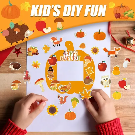 30 Packs Fall DIY Picture Frames Craft Kit {3}