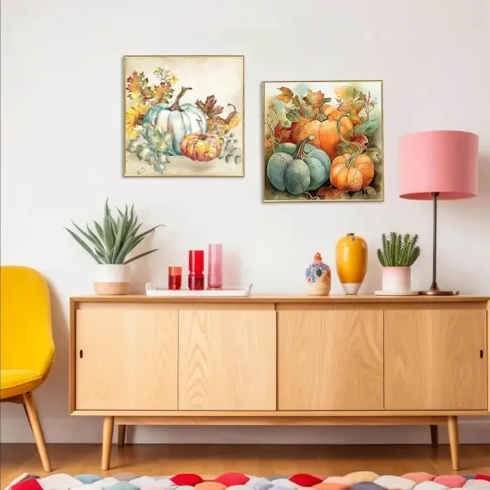 Pumpkins Paint by Numbers for Adults Beginners {3}