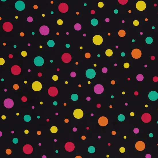 Mook Fabrics Stipple Dotted Cotton Fabric [108 in. Wide] - By The Yard Caviar {1}