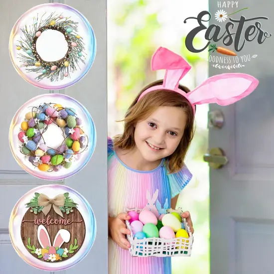 15 in Wreath-Hangers, 2 Pack Easter-Christmas {2}