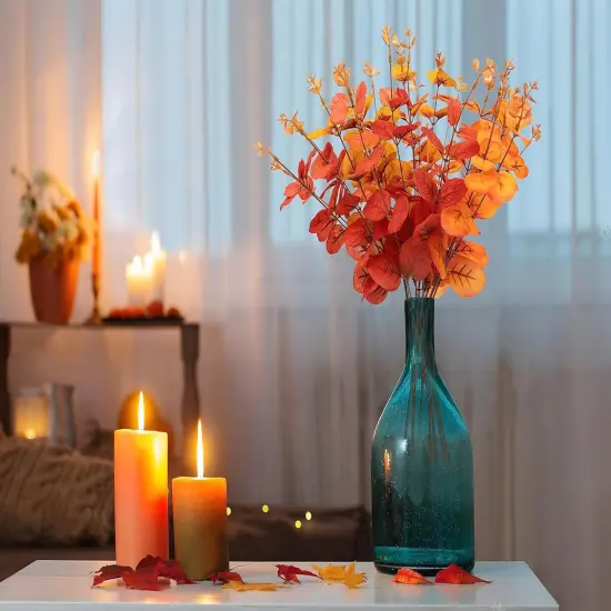 10PCS Fall Artificial Flowers {3}