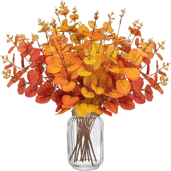 10PCS Fall Artificial Flowers {1}
