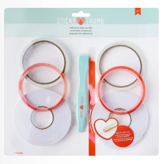 Sticky Thumb Adhesive Tape Bundle-7 Pieces {1}