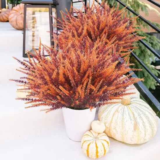 Artificial Fall Lavender Outdoor Flowers {4}