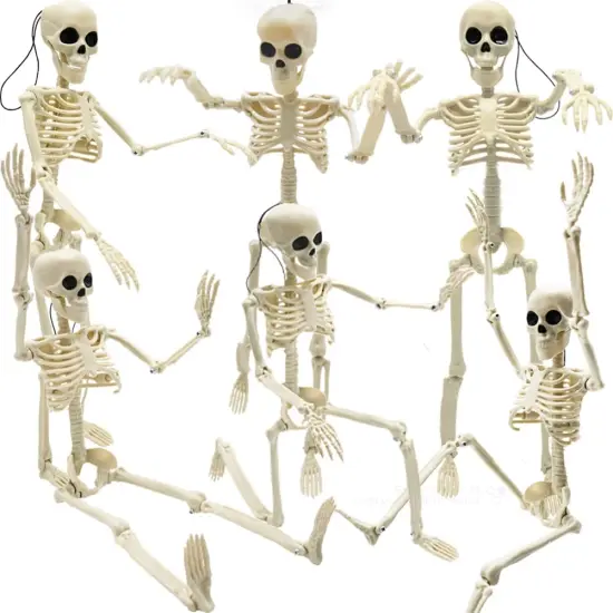 6PCS Skeleton Halloween Decorations {1}