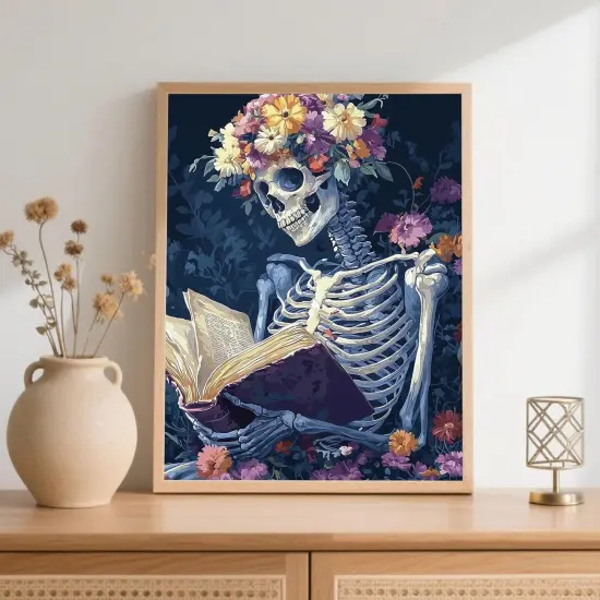 DIY Skull Paint by Numbers {2}