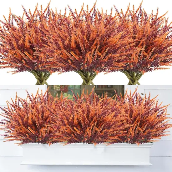 20 Fall Artificial Lavender Shrubs Flowers {1}