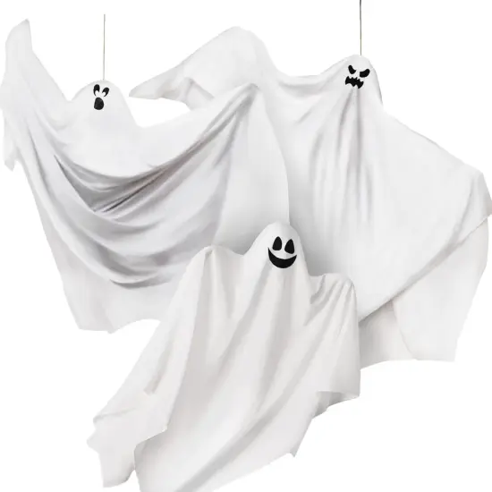 3 Pack Halloween Hanging Ghosts Decorations {1}