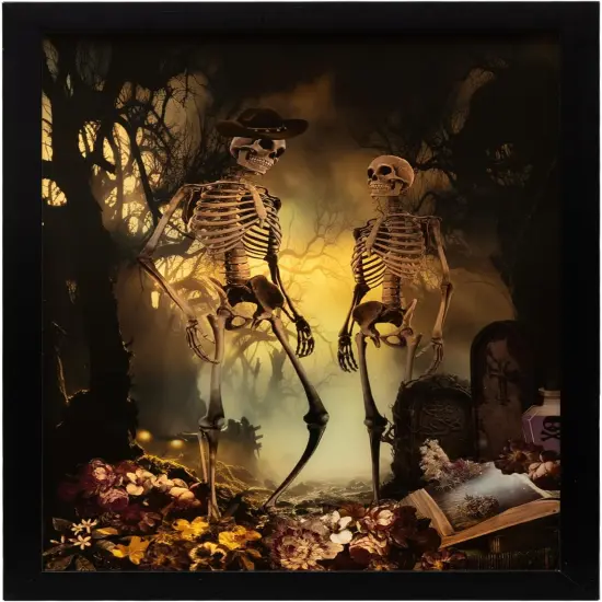 Lighted Halloween Wall Decor {1}