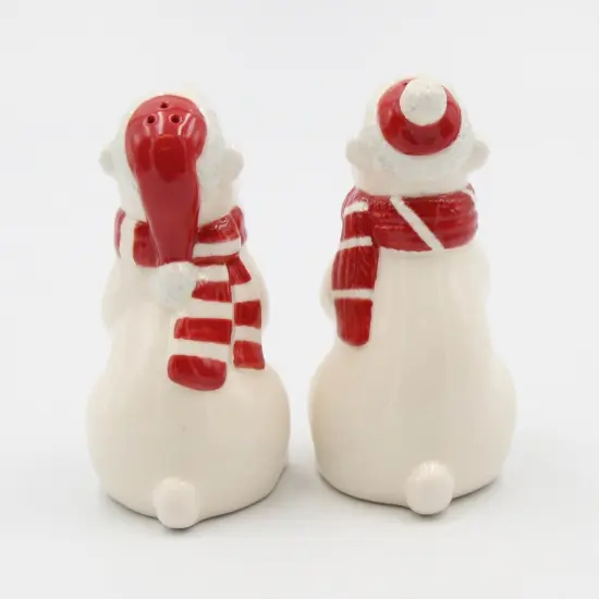 Ceramic Christmas Polar Bear Salt And Pepper Shakers, Home Décor, Gift for Her, Gift for Mom, Kitchen Décor, Christmas Décor {6}