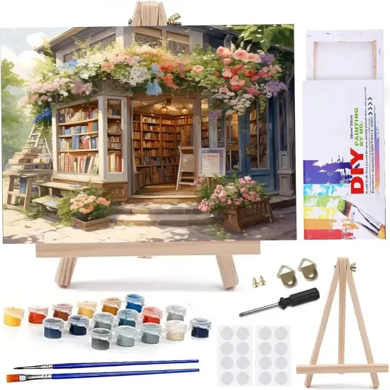 Paint by Numbers Kit for Adults Beginners Canvas Pictures 8Wx12L inch {1}