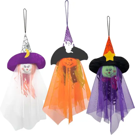 Halloween Hanging Ghost Decorations Outdoor {1}