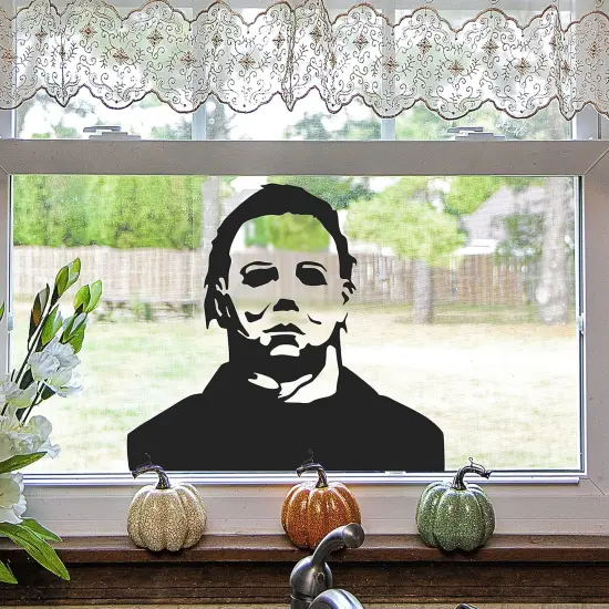 Halloween Spooky Silhouette Window Sticker {1}