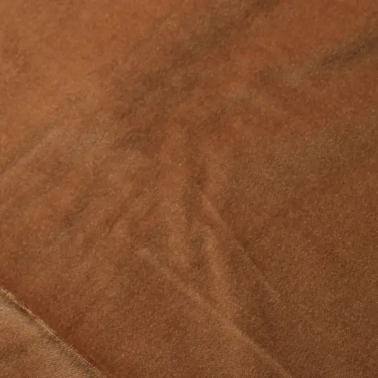 5 Yard Cotton Velvet Upholstery Drapery Fabric 60 Inches Width Light Brown {1}