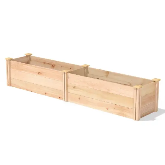 16x96 Cedar Raised Bed for Outdoor Gardening, Perfect for Small Spaces {2}