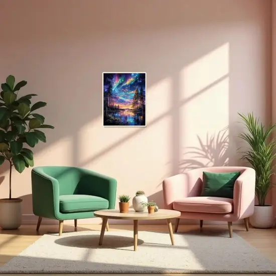 Starry Night Paint by Numbers Kit for Adults 16x20 Inch {5}