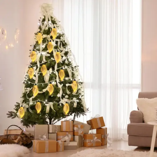 Leaf String Light for Halloween Decoration - Warm 2Pack {4}