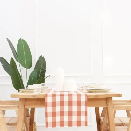Buffalo Plaid Table Runner 14 x 72 inch Classic Farmhouse 100% Cotton {3}