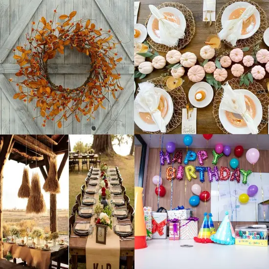 Artificial Fall Wreath - Fawn Bitter Sweet Berry {3}