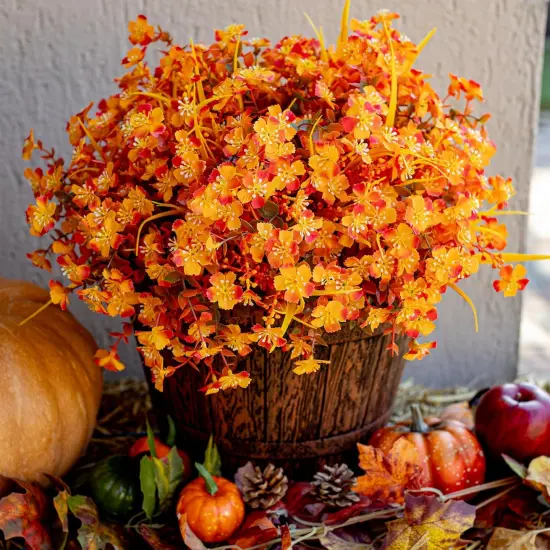 Artificial Mums for Outdoor Fall Flowers {1}