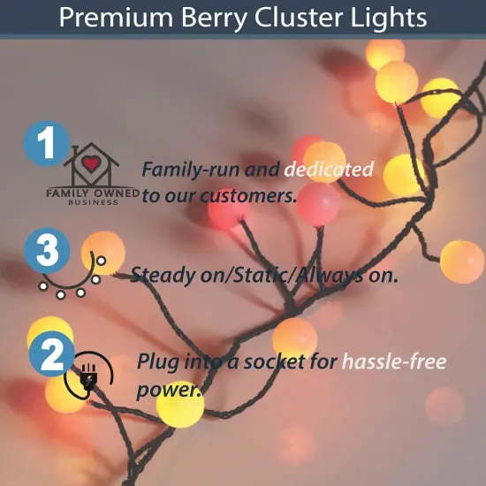 Red, Orange, Yellow Indoor Decorative String Lights {4}