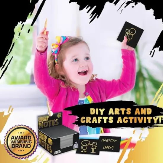 Scratch Art for Kids - Crafts for Ages 8-12, Fun Creative Craft Activities for Kids, Teens, Summer, Camping, Travel, Gifts for Girls {2}