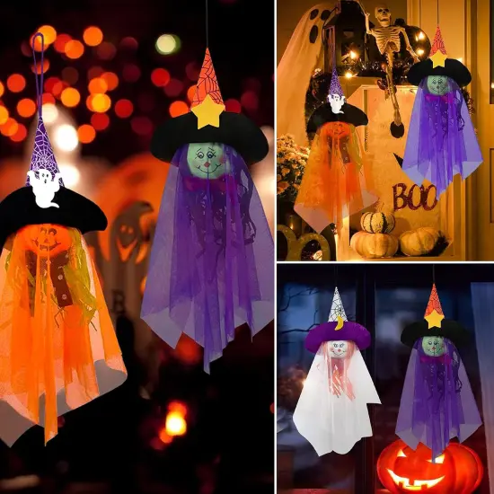Halloween Hanging Ghost Decorations Outdoor {5}