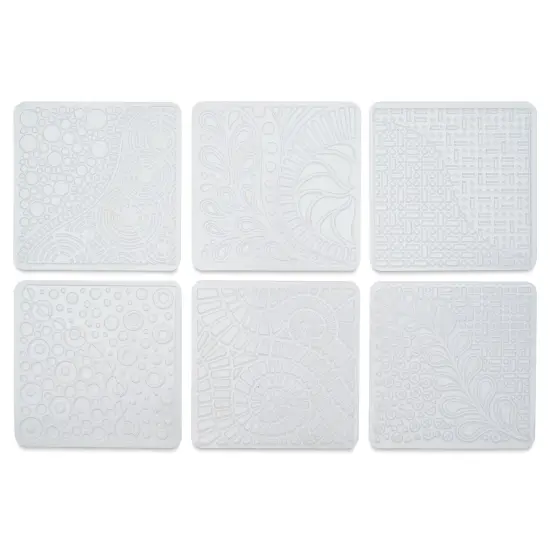 Cedar Canyon Rubbing Plates - Set of 6, Doodles {2}