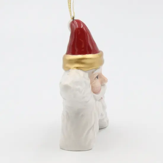 Ceramic Christmas Santa Star Ornament, Home D&eacute;cor, Gift for Her, Gift for Mom, Kitchen D&eacute;cor, Christmas D&eacute;cor {4}