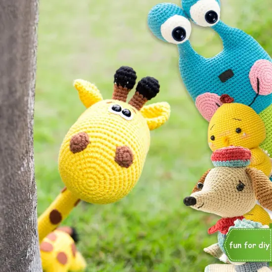 850pcs Round Black Plastic Doll {5}