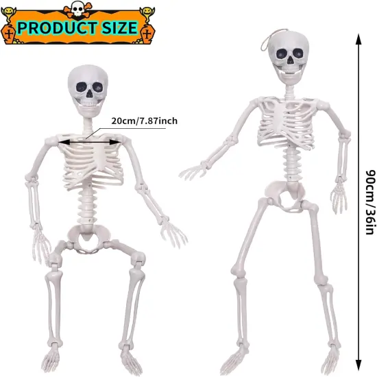 3Ft Halloween Skeleton - 16 Inches {4}