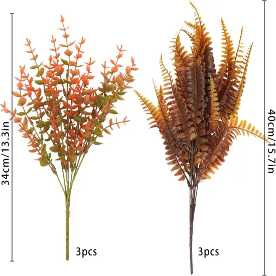 6PCS Artificial Fall Flowers {4}