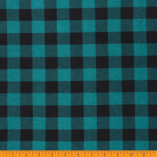 Mook Fabrics Buffalo Plaid Flannel Fabric [43 in. Wide] - By The Yard Forest {3}