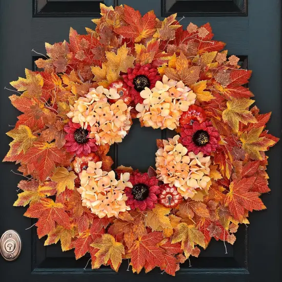 28'' Large Fall Wreath {1}