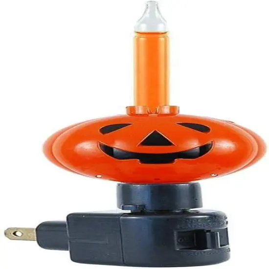 Halloween Pumpkin Bubble Light Night Light, Orange Liquid {3}