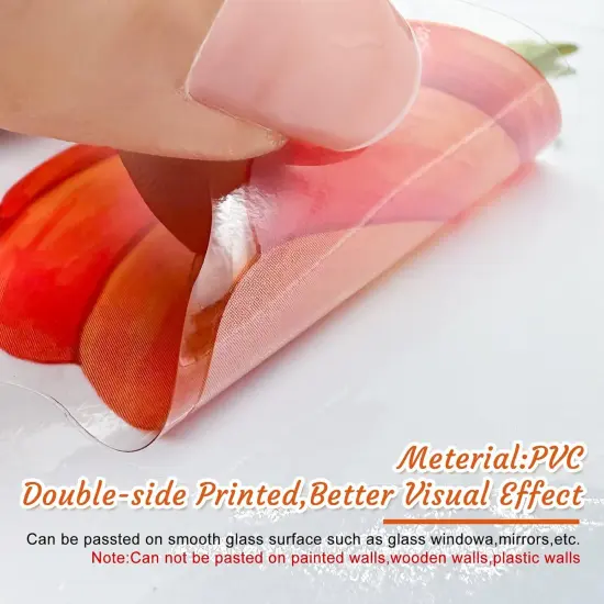 150 Pcs Fall Window Clings，Thanksgiving Window Stickers Pumpkin Maple Leaf {2}