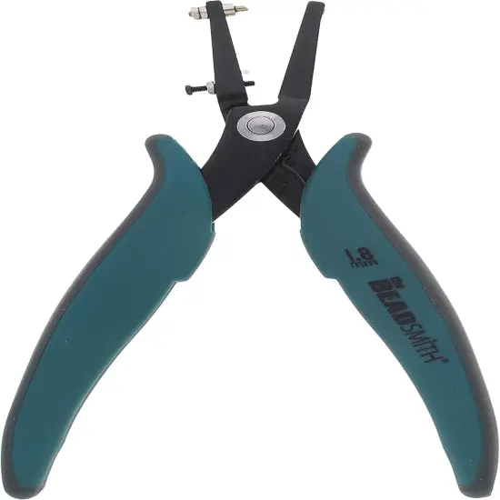 The Beadsmith 1.8mm Metal Hole Punch, with Gauge Guard to create clean holes, free of indents, ideal for 1.3mm rivets, cold connection, 22 gauge Sheet Metal or thinner, NOT INTENDED FOR THICKER METAL {1}