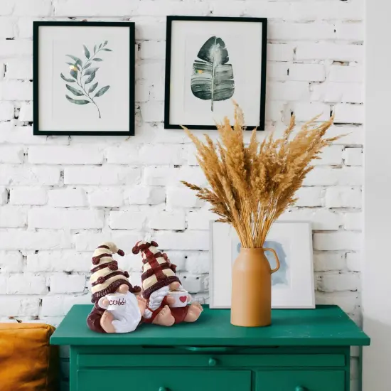 2PCS Coffee Gnomes Figurines Home Christmas Decoration {4}