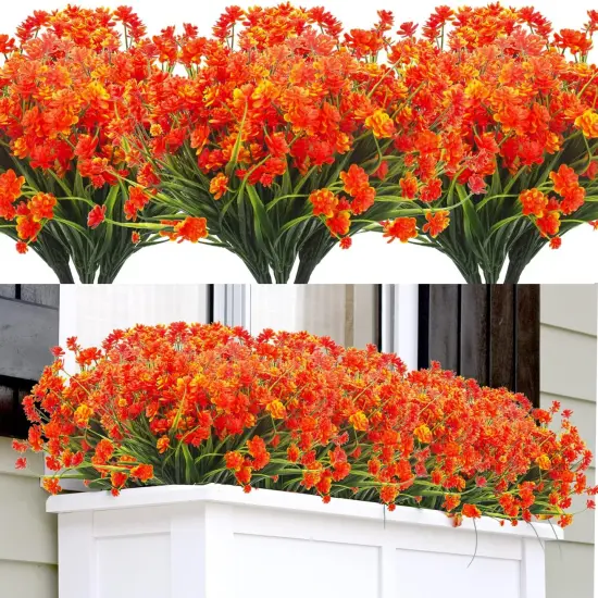 Artificial Shrubs Plants for Fall - (Orange) {1}