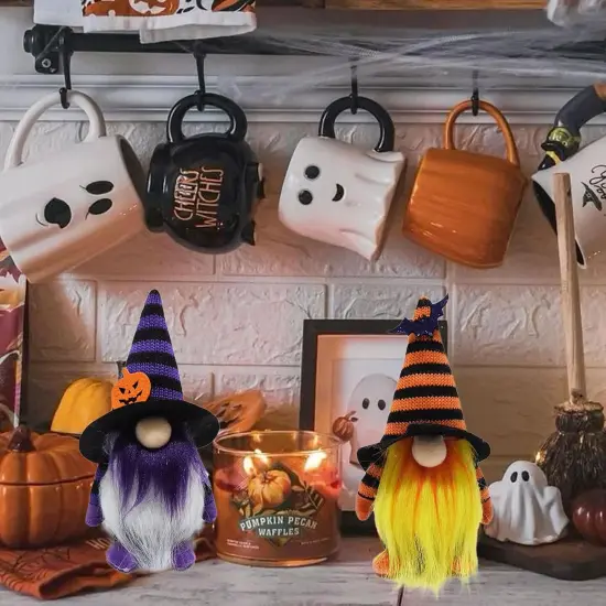 2PCS Halloween Stuffed Gnomes Plush {2}