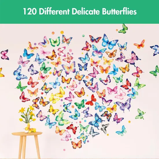 230+ PCS Large Butterfly Wall Decals {3}