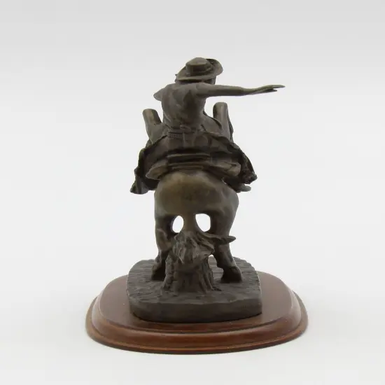 Cowboy Riding Horse Figurine, Home D&eacute;cor, Gift for Him, Gift for Dad, Gift for Son, Office D&eacute;cor, Game Room Decor {5}